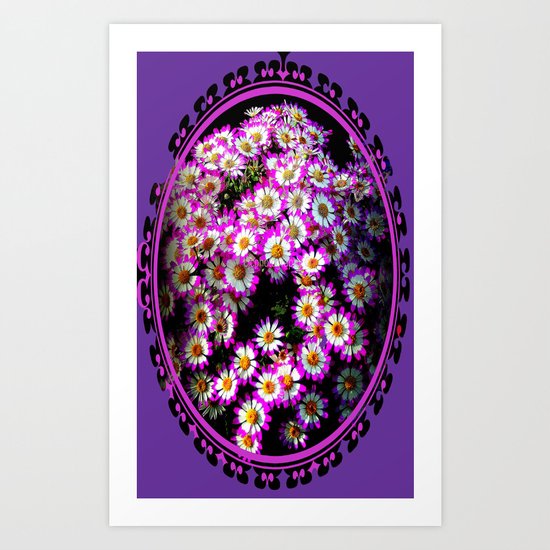 Flower Brooch Art Print
