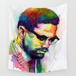 Malcolm X Wall Tapestry