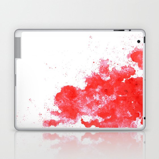 Red Stain Laptop & iPad Skin
