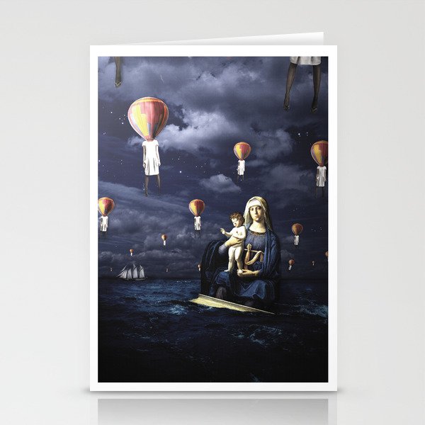 Madonna with Child (on the high sea) Stationery Cards
