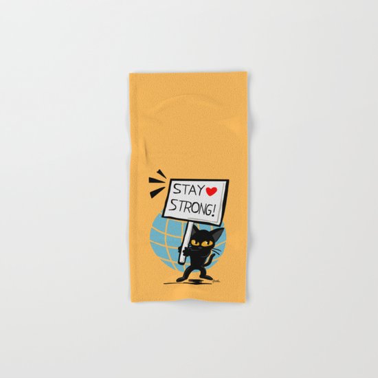 Stay strong Hand & Bath Towel