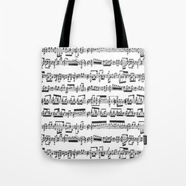 Sheet Music Tote Bag