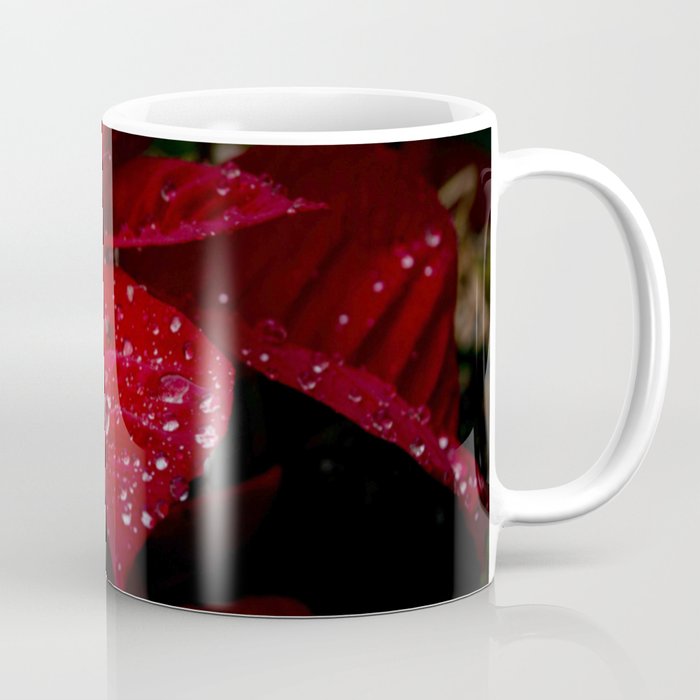 Velvet Poinsettia Coffee Mug