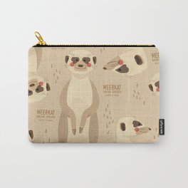 Meerkat, Wildlife of Africa Carry-All Pouch