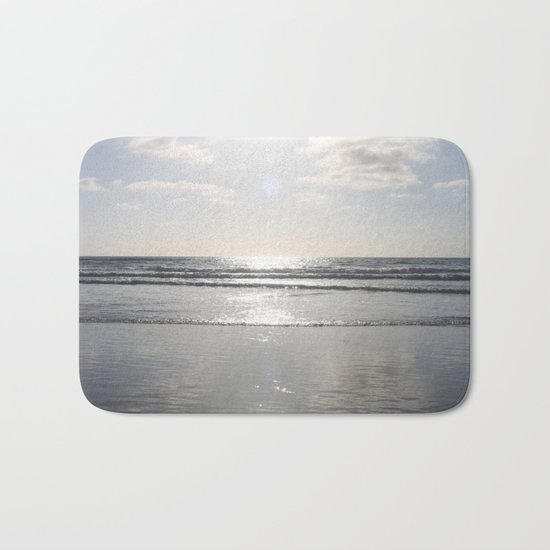 Down by the ocean Bath Mat