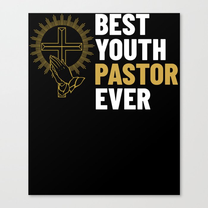 Youth Pastor Church Minister Clergy Christian Canvas Print