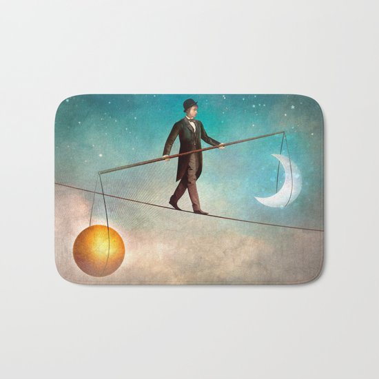 Between Night and Day Bath Mat