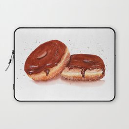 Watercolor Chocolate Donuts Laptop Sleeve