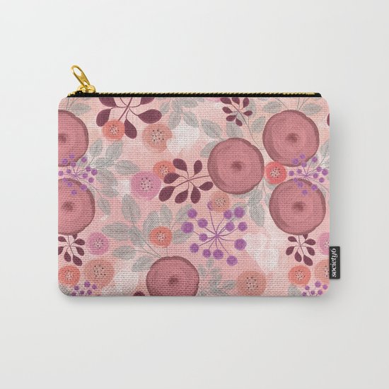 Abstract floral pattern. Carry-All Pouch