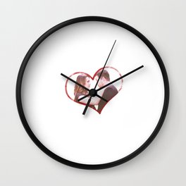 Alex and Jo Wall Clock | Digital, Jolex, Movies & TV, Heart, Photo, Love, Jowilson, Graphic Design, Alexkarev, Holiday 