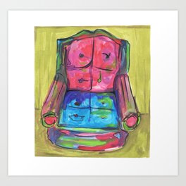 arm chair Art Print