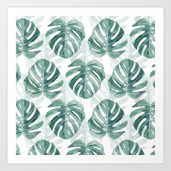 monstera 6 Art Print