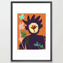 avatar in garden Framed Art Print
