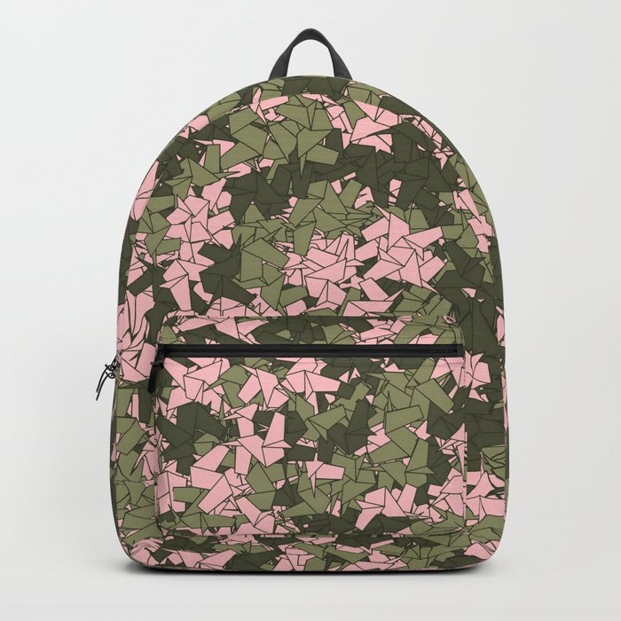Pink camo backpack top purse