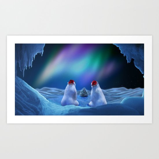 MERRY CHRISTMAS Art Print