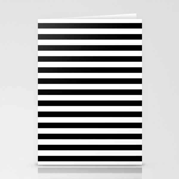 Stripe Black And White Bengal Vertical Line Bold Minimalist Stripes Lines Drawing Stationery Cards