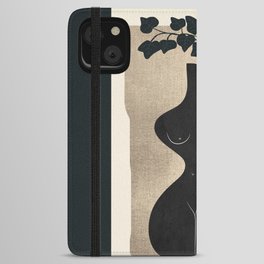 Modern Abstract Woman Body Vases 13 iPhone Wallet Case