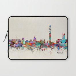 Washington dc skyline Laptop Sleeve