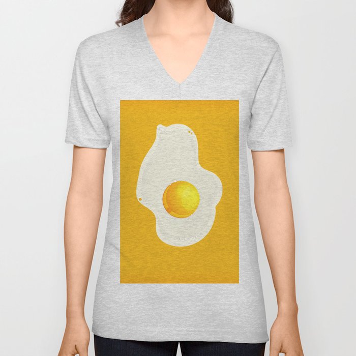 The fried egg V Neck T Shirt