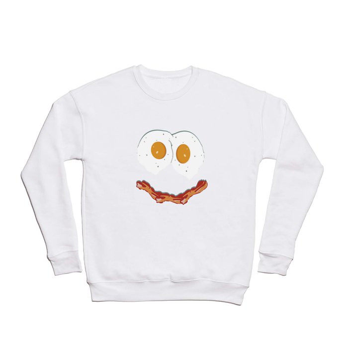 Smiling Baconegg  Crewneck Sweatshirt