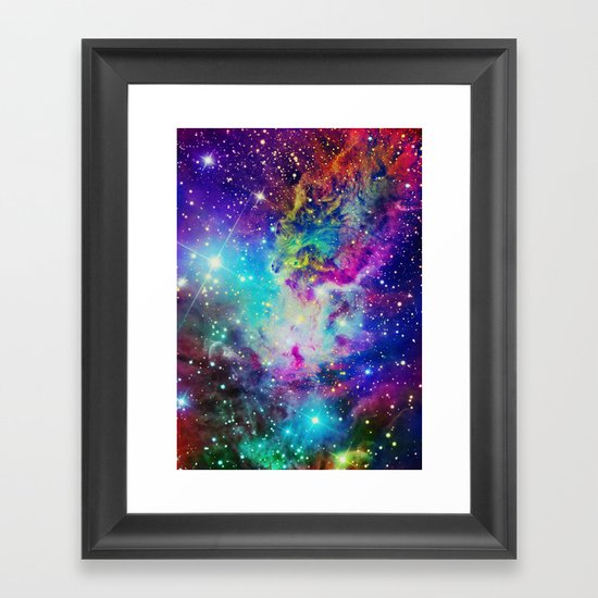 Fox Nebula Framed Art Print