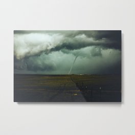 Tornado Alley (Color) Metal Print | Weather, Farm, Country, Desctructive, Tornado, Wind, Landscape, Hurricane, Scary, Dnager 