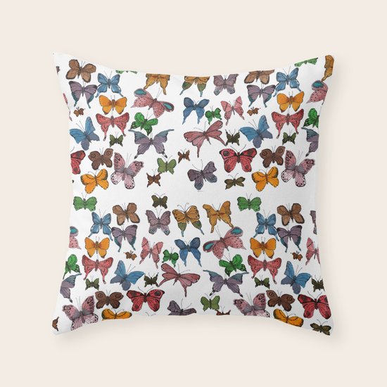 Lepidoptera Throw Pillow