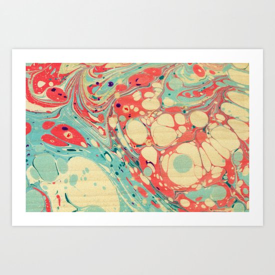 Abstract Painting ; Coast Art Print