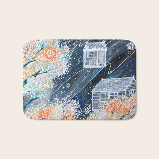 Night Houses Bath Mat