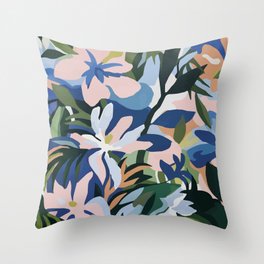 Botanical Eden Fantasia Throw Pillow