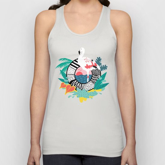 Flaming-oOO Unisex Tank Top