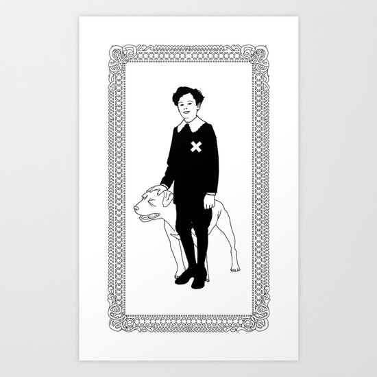 Dog Dick Web Site Art Print