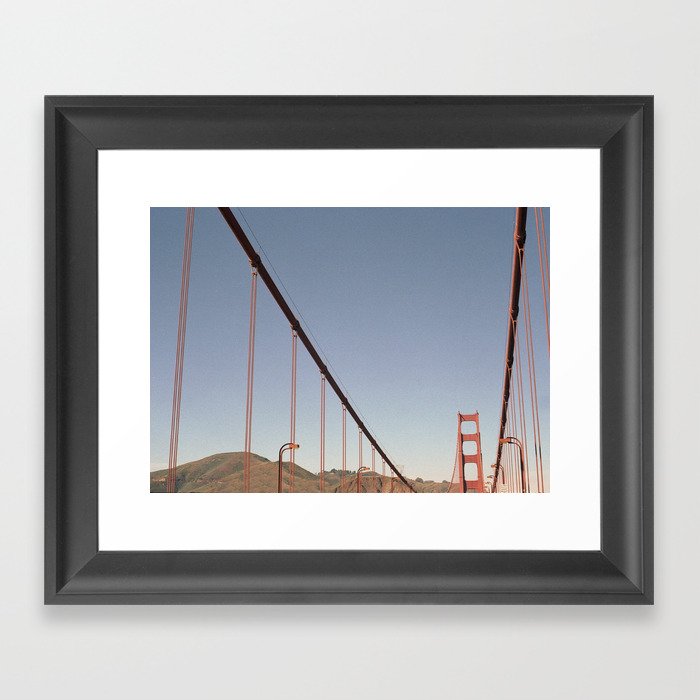 Golden Gate Bridge | 35mm Film Photography Framed Art Print