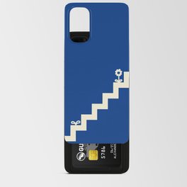 Simple minimal stairs with flower and sprout 4 Android Card Case