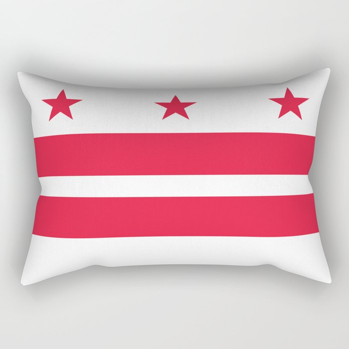 Flag of Washington D.C Rectangular Pillow