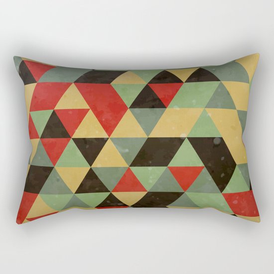 Retro Pattern Rectangular Pillow