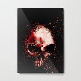 The Evil From The Past Metal Print | Skullart, Skullhead, Creepy, Mysterious, Giftidea, Skeleton, Skull, Skullartwork, Evilskull, Darkart 