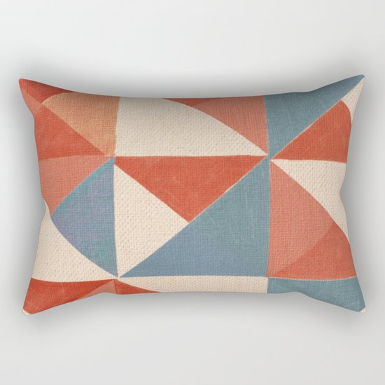 Trigonale 3 Rectangular Pillow