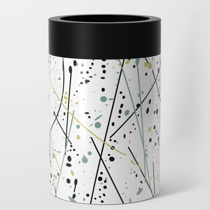 Abstract Mid Century Modern Can Cooler
