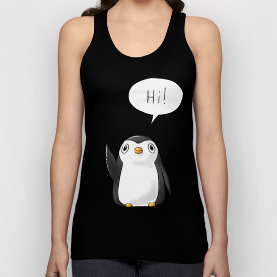 Hi Penguin Unisex Tank Top
