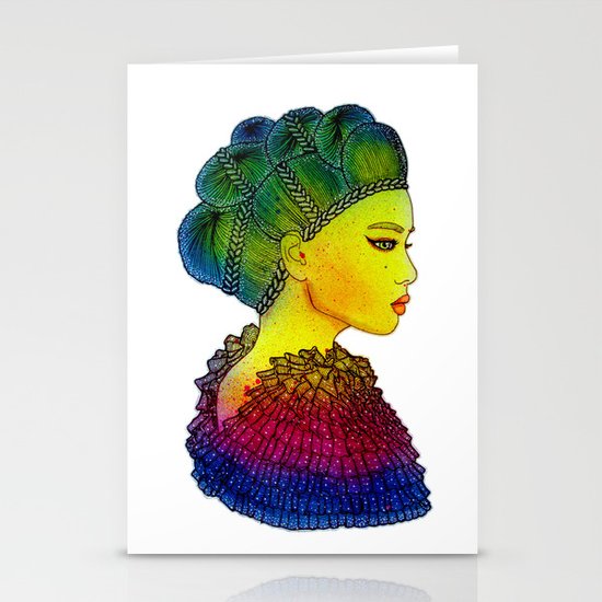 Rainbow Power Girl! Stationery Cards