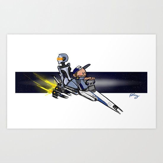 Joker and EDI Art Print