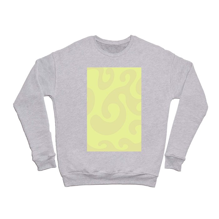 Octopus in the Waves - Yellow Crewneck Sweatshirt