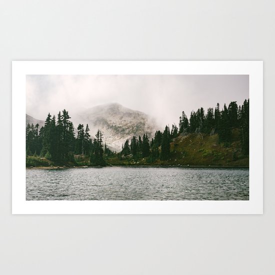 Landscape #photography #fog Art Print