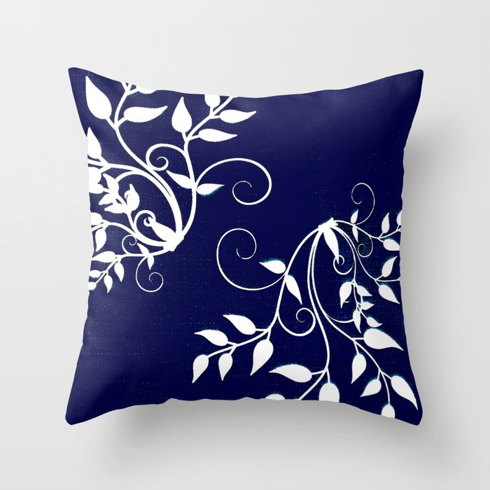 Denim Throw Pillow by Saundra Myles Society6