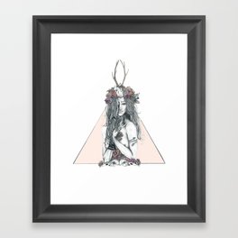 Nature Girl Framed Art Print