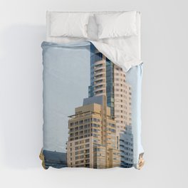 Argentina Photography - Tall Skyscrapers In Puerto Madero Buenos Aires Duvet Cover