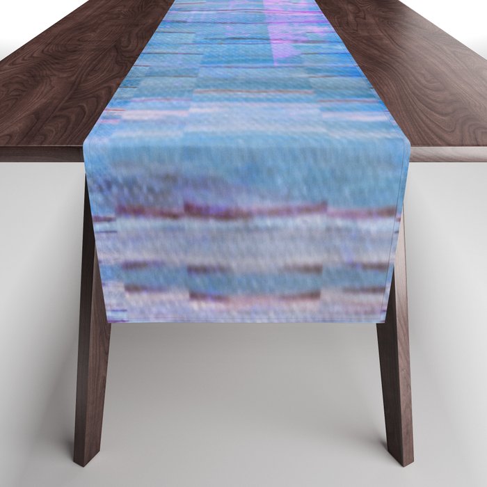 A Sky Shaded with many Blues Table Runner