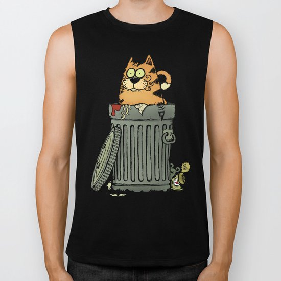 Stray cat Biker Tank