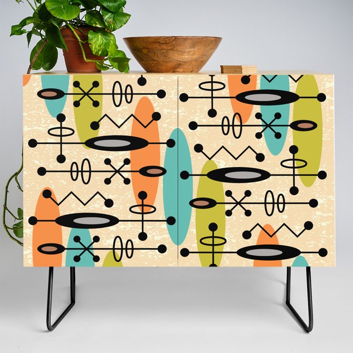 Retro 1950s Style Mid Century Modern Atomic Design 271 Googie